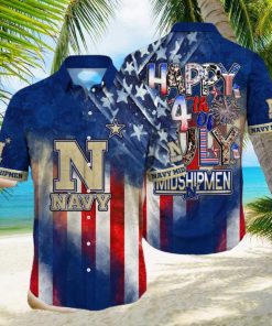 Navy Midshipmen NCAA3 Independence Day Holidays Hawaiian Shirt For Men Women Gift