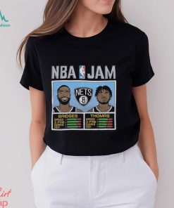Nba Jam Nets Bridges And Thomas Shirt