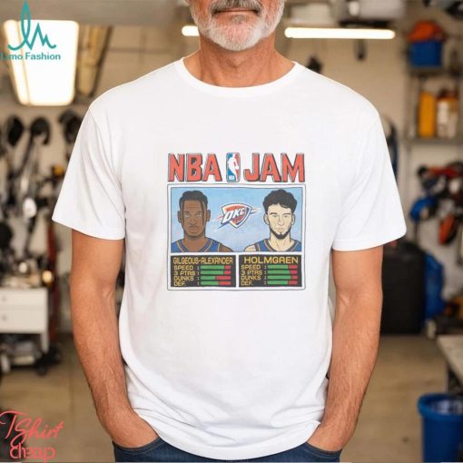 Nba Jam Thunder Gilgeous Alexander And Holmgren Shirt
