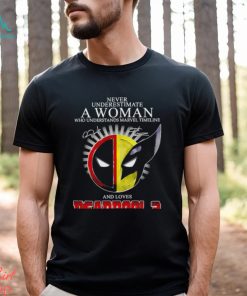 Never underestimate a woman who understands Marvel timeline and loves Deadpool 3 signatures shirt