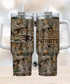 New England Patriots NFL Hunting Tumbler Stanley Tumbler 40oz