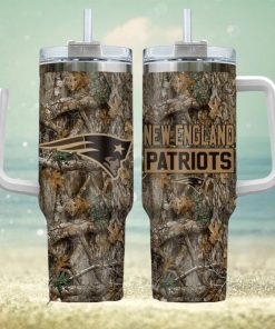 New England Patriots NFL Hunting Tumbler Stanley Tumbler 40oz