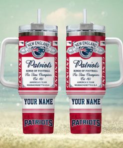 New England Patriots NFL Kings Of Football Personalized Stanley Tumbler 40oz