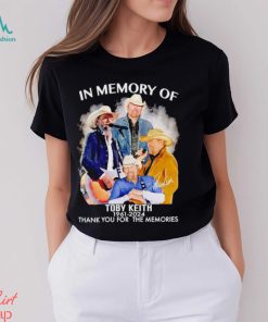 New In memory of Toby Keith 1961 2024 thank you for the memories shirt, hoodie, sweater, long sleeve and tank top New In memory of Toby Keith 1961 2024 thank you for the memories shirt