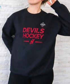 New Jersey Devils Fanatics Branded 2024 NHL Stadium Series Authentic Pro Long Sleeve Tech T Shirt