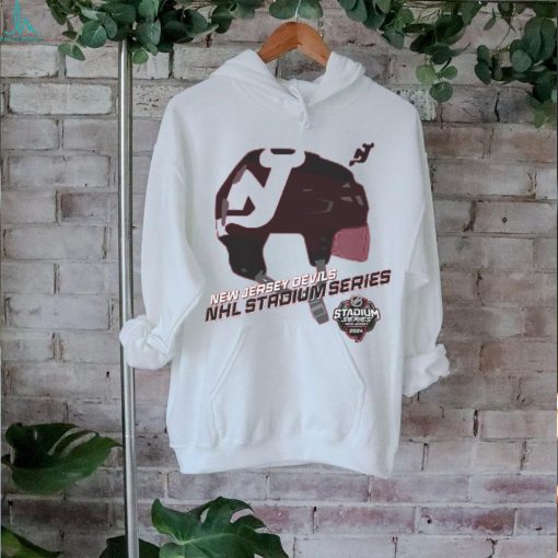 New Jersey Devils Youth 2024 NHL Stadium Series Helmet Logo Long Sleeve T Shirt