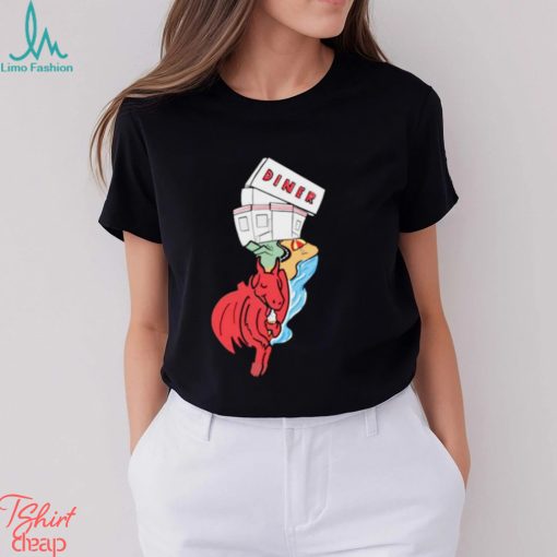 New Jersey Shore State diner art t shirt