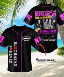 New Kids on the Block 40th Anniversary Custom Baseball Jersey