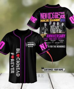 New Kids on the Block 40th Anniversary Custom Baseball Jersey