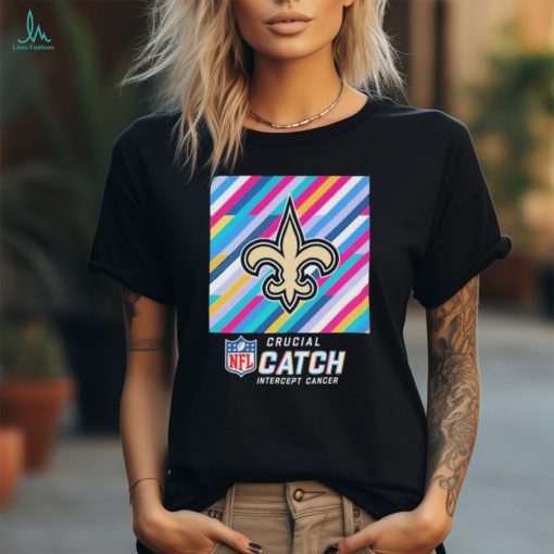 New Orleans Saints NFL Crucial Catch Intercept Cancer 2024 shirt