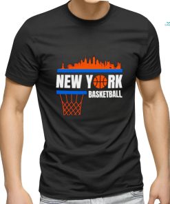 New York Basketball Knicks skyline shirt