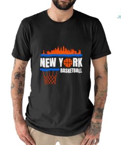 New York Basketball Knicks skyline shirt