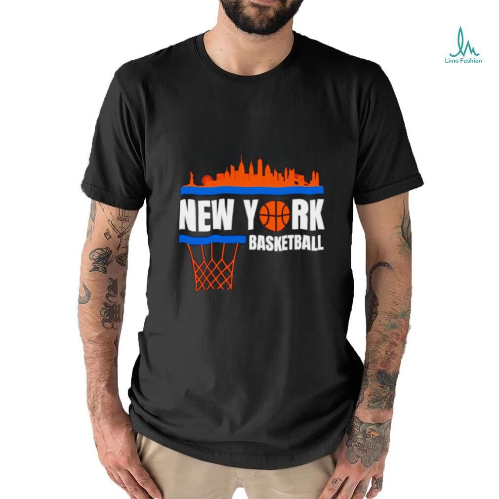 New York Basketball Knicks skyline shirt New York Basketball Knicks skyline shirt