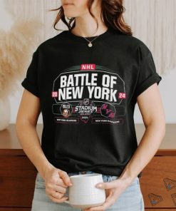 New York Islanders vs. New York Rangers NHL Stadium Series 2024 Matchup Shirt