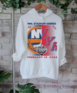 New York Islanders vs. New York Rangers Youth 2024 NHL Stadium Series Matchup T Shirt