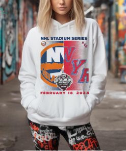 New York Islanders vs. New York Rangers Youth 2024 NHL Stadium Series Matchup T Shirt