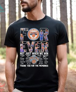 New York Knicks Forever Fan 2024 Signatures Shirt