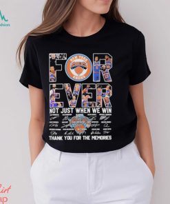 New York Knicks Forever Fan 2024 Signatures Shirt