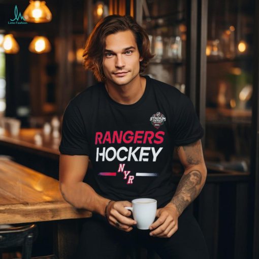 New York Rangers Fanatics Branded 2024 NHL Stadium Series Authentic Pro Long Sleeve Tech T Shirt