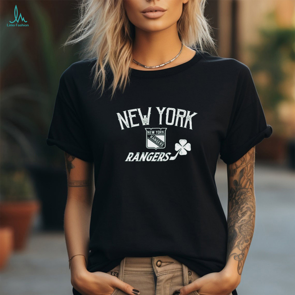 New York Rangers Levelwear St. Patrick's Day Richmond Clover T Shirt New York Rangers Levelwear St. Patrick's Day Richmond Clover T Shirt