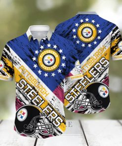 Nfl Hawaiian Shirt 3D Printed Aloha Shirt For Steelers Fans