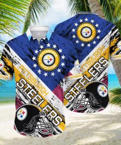 Nfl Hawaiian Shirt 3D Printed Aloha Shirt For Steelers Fans