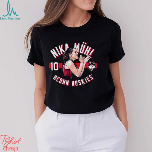 Nika Muhl UConn cartoon shirt