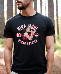 Nika Muhl UConn cartoon shirt