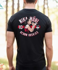 Nika Muhl UConn cartoon shirt