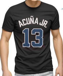 Nike Women's Atlanta Braves Ronald Acuna Jr 13 Jersey T shirt