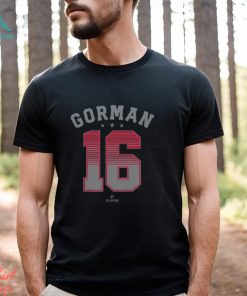 Nolan Gorman 16 St Louis MLBPA Pullover Shirt