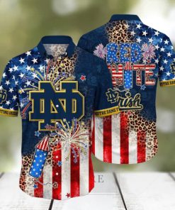 Notre Dame Fighting Irish NCAA1 Hawaiian Shirt Independence Day Holidays For Men Women Gift