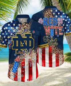 Notre Dame Fighting Irish NCAA1 Hawaiian Shirt Independence Day Holidays For Men Women Gift