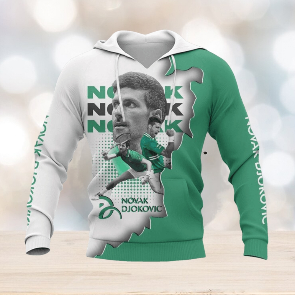 Novak Djokovic Printing Hoodie, For Men And Women Novak Djokovic Printing Hoodie, For Men And Women