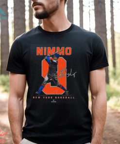 Number and Portrait Brandon Nimmo New York MLBPA Pullover Shirt