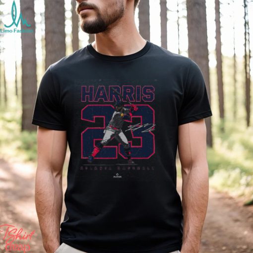 Number and Portrait Michael Harris Atlanta MLBPA Pullover Shirt