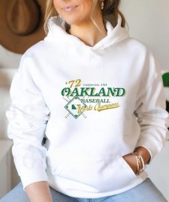 Oakland Athletics Baseball ’72 World Champions California Usa T Shirt