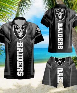 Oakland Raiders For Fan Hawaiian Shirt And Short