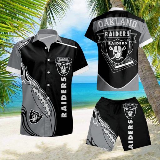 Oakland Raiders Hawaiian Shirt And Short Summer Shirt