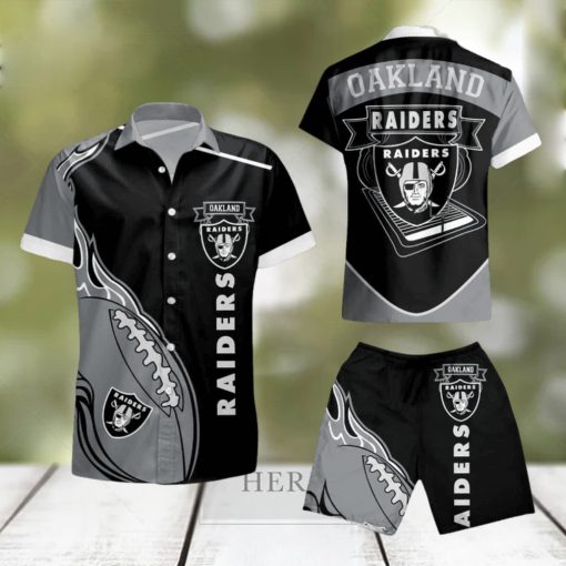 Oakland Raiders Hawaiian Shirt And Short Summer Shirt