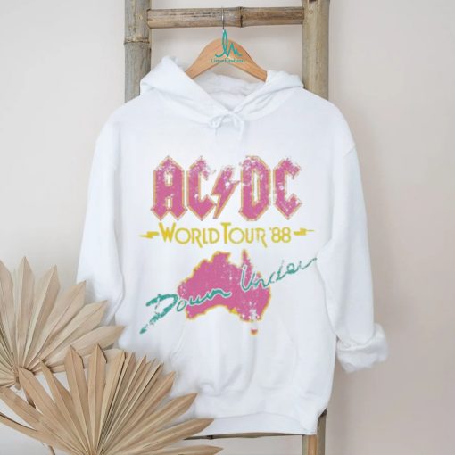 Official AC DC Band World Tour ’88 Down Uncler shirt