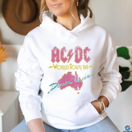 Official AC DC Band World Tour ’88 Down Uncler shirt