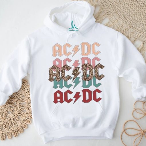 Official AC DC Rock Band Tour 2024 Leopard shirt