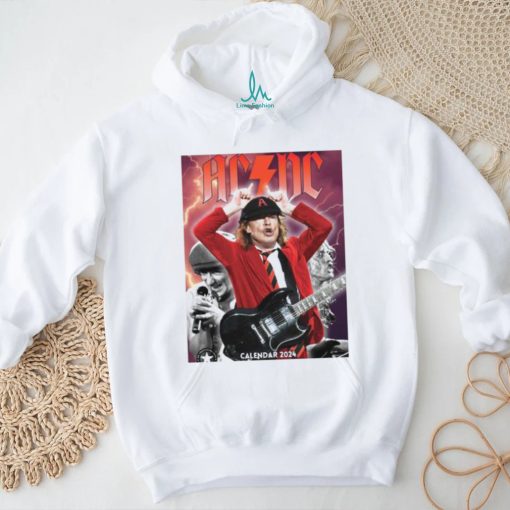 Official AC DC Tour Music Calendar 2024 shirt