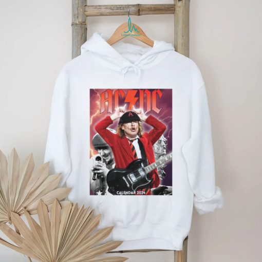 Official AC DC Tour Music Calendar 2024 shirt