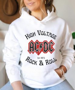 Official AC DC high Voltage Rock and roll est 1973 shirt