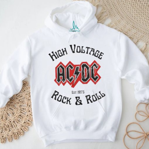 Official AC DC high Voltage Rock and roll est 1973 shirt