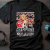 Peanuts Snoopy And Woodstock Drive Car San Francisco 49ers 2023 NFC Champions Shirt
