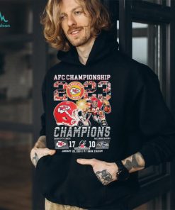 Official AFC Championship 2023 Champions Kansas City Chiefs 17 10 Baltimore Ravens Shirt