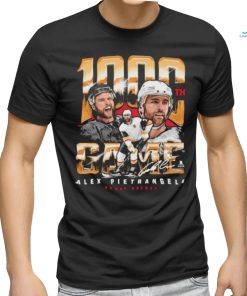 Official Alex Pietrangelo Vegas Golden Knights Hockey 1000th Game signature shirt